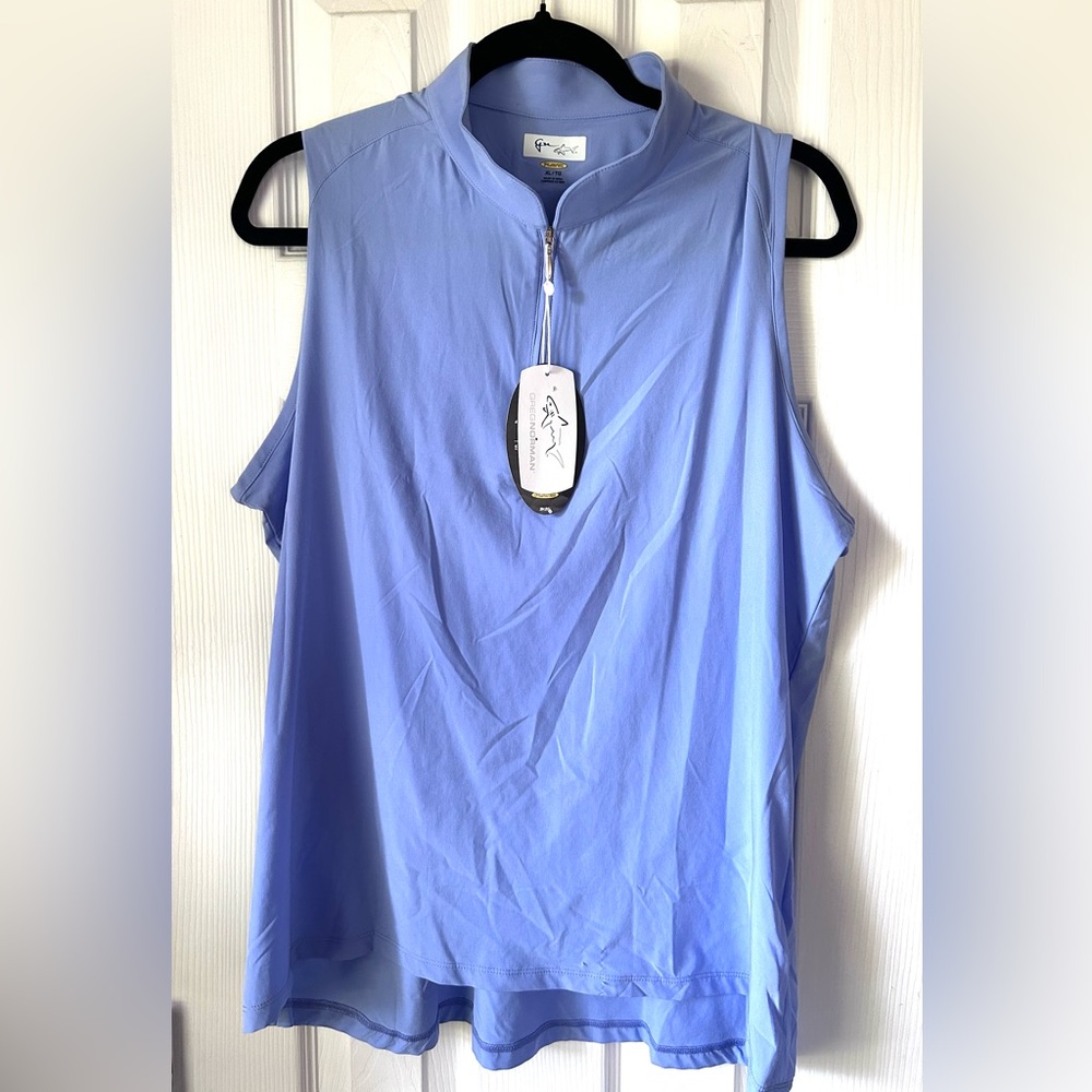 Greg Norman Play Dry Sleeveless Golf Quarter Zip Top – Women’s XL – NWT. AS IS!